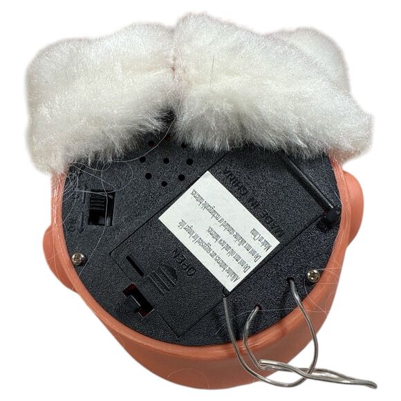 Vintage Motion Sensor Talking Santa Head Animated Musical Wall Decor Xmas - Picture 6 of 7